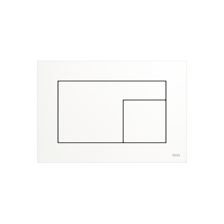 TECE TECEvelvet панель смыва с двумя клавишами Белая 9240735