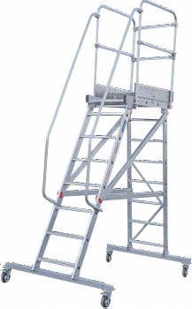 Индустриальная передвижная лестница-подмости с платформой NV5510 артикул 5510108