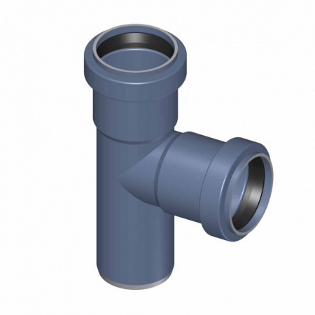 POLO-KAL  Шумопоглощающий тройник канализационный 87,5° 40/40  02208