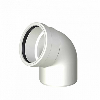 POLO-KAL  Шумопоглощающий отвод канализационный 67,5° 110-67,5°  02533