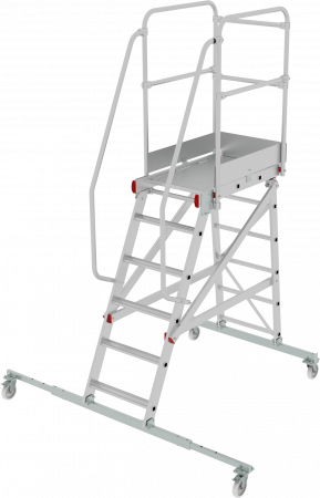 Индустриальная передвижная лестница-подмости с платформой NV5510 артикул 5510106