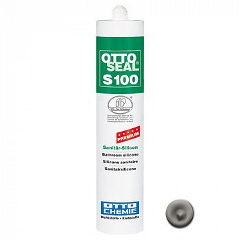 Профессиональный универсальный силиконовый герметик OTTOSEAL S100 PREMIUM С1105 (базальт), 300мл