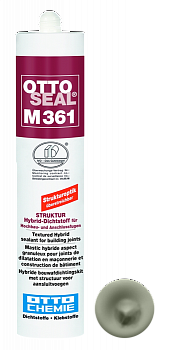 Фасадный структурированный клей-герметик на основе STP -полимеров OTTOSEAL M361 С537 (серо-бежевый), 310мл