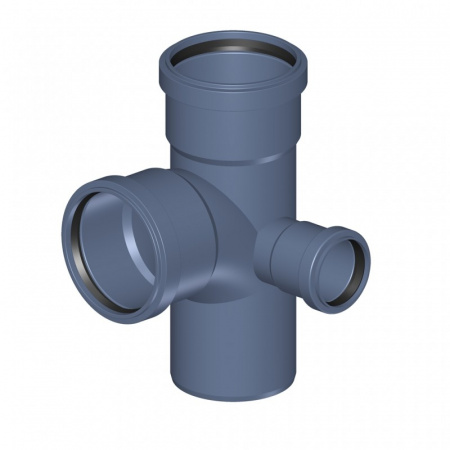 POLO-KAL  Шумопоглощающая угловая крестовина с низким ответвлением 87,5°/90° 90/90/50  02826