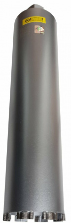 Коронка алмазная 92*450 Hilberg Laser 1 1/4 UNC HD712