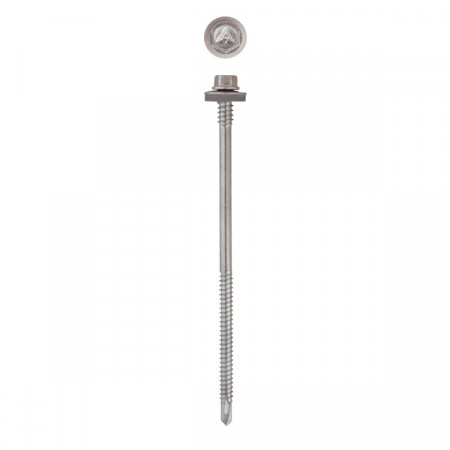 Саморез с редуцированным сверлом OC 6.3, шайба EPDM (Цвет по RAL)