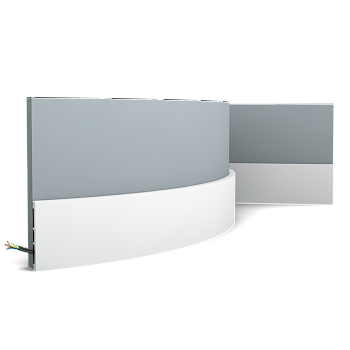 Гибкий плинтус SX163F SQUARE