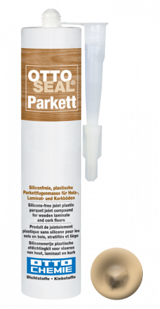 Профессиональный акрилатный герметик для паркета и ламината OTTOSEAL Parkett A221 C53 (светлый бук), 310мл