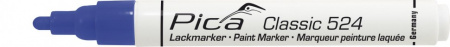 PICA-MARKER 524/41 Маркер строительный с краской, синий, круглый наконечник (2-4 мм)